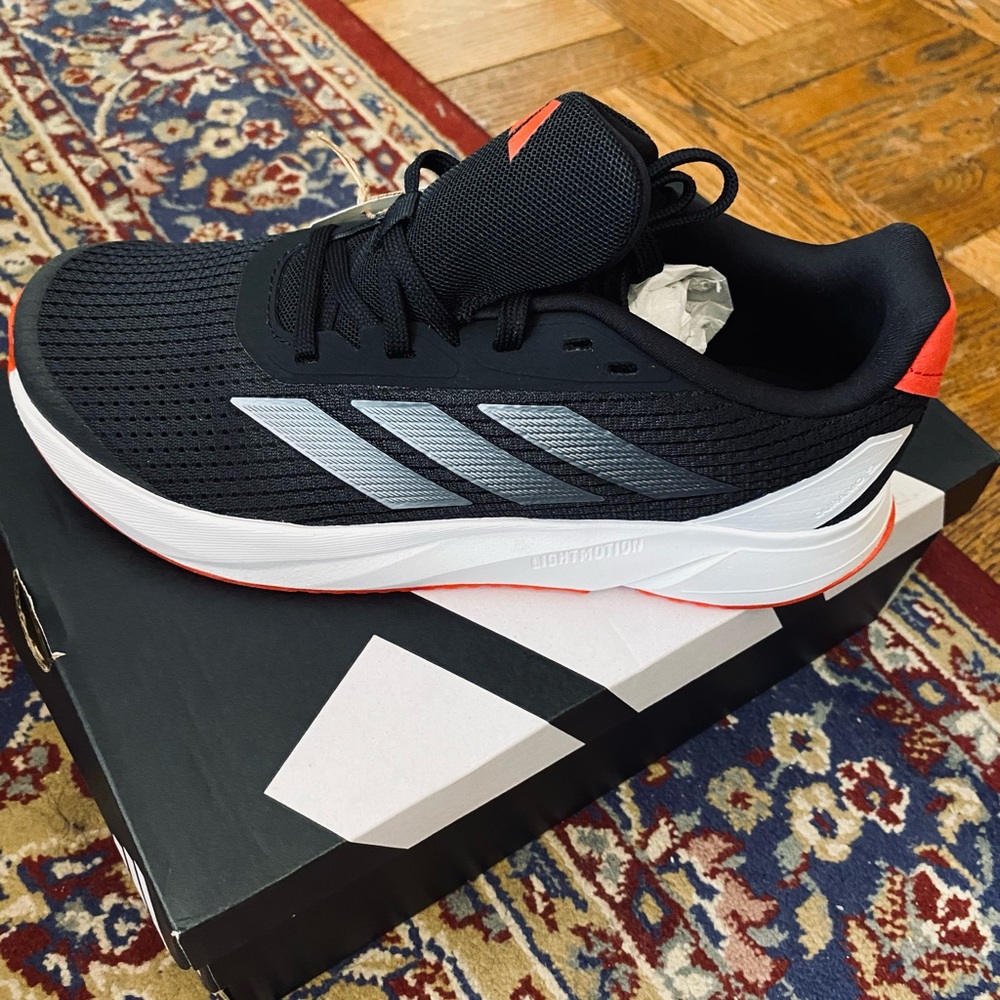 Youth Durango SL Black and Red Athletic Sneakers by Adidas